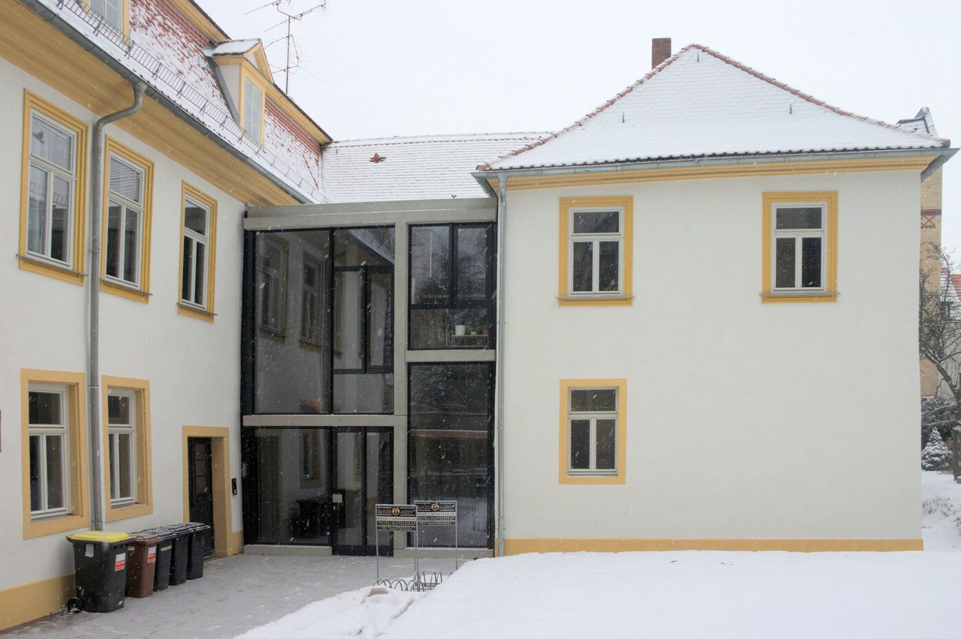 Pfarrhaus – rückwärtige Ansicht nach der Sanierung