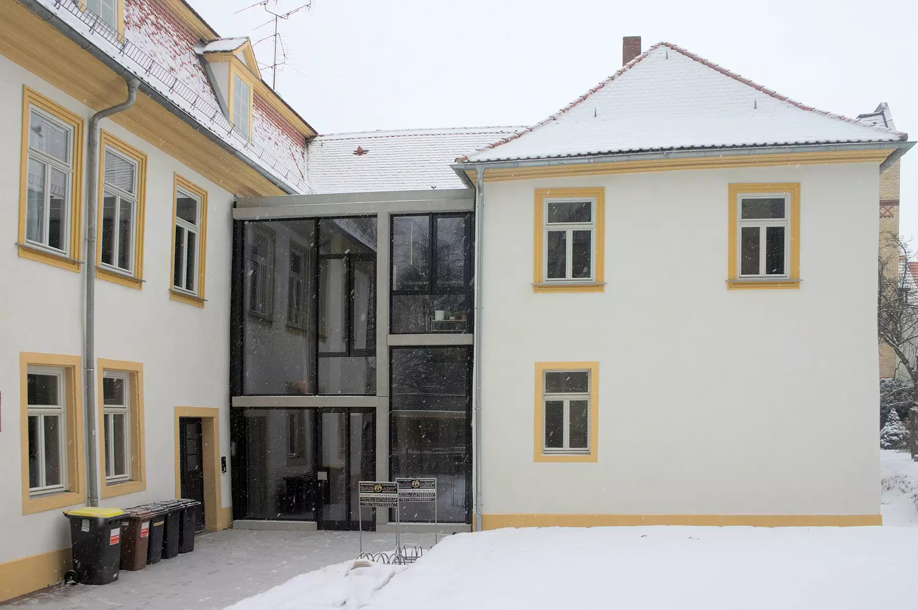 Pfarrhaus – rückwärtige Ansicht nach der Sanierung